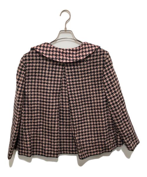 GUCCI（グッチ）GUCCI (グッチ) ハンドトゥースジャケット 674323 ZAHXM ピンク サイズ:40の古着・服飾アイテム