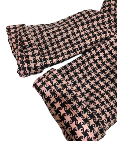 GUCCI（グッチ）GUCCI (グッチ) ハンドトゥースジャケット 674323 ZAHXM ピンク サイズ:40の古着・服飾アイテム