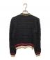 GUCCI (グッチ) BOUCLE KNIT WEB Short Cardigan（ブークレ ニット ウェブ ショートカーディガン）478714 X5Z63 / ツイードカーディガン ブラック サイズ:S：40000円