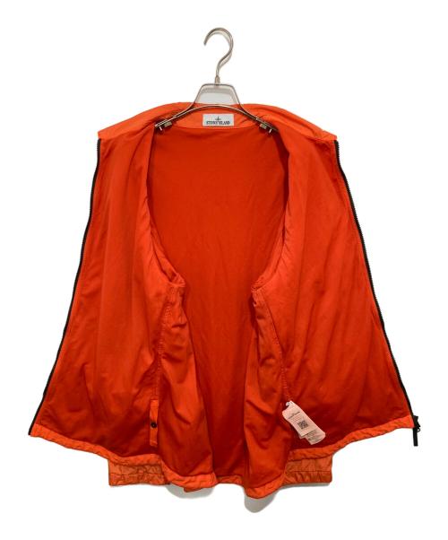 STONE ISLAND（ストーンアイランド）STONE ISLAND (ストーンアイランド) ガーメントダイ ナイロンジップアップジャケット オレンジ サイズ:XXLの古着・服飾アイテム