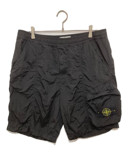 STONE ISLAND（ストーンアイランド）STONE ISLAND (ストーンアイランド) Nylon Metal ECONYL Shorts ブラック サイズ:W36の古着・服飾アイテム
