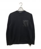 PRADAプラダ）の古着「トライアングルロゴ セーター UMB049」｜ブラック