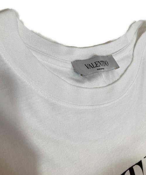VALENTINO（ヴァレンティノ）VALENTINO (ヴァレンティノ) ロゴTシャツ ホワイト サイズ:XSの古着・服飾アイテム