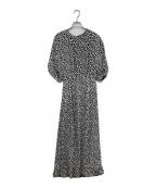 Ron Hermanロンハーマン）の古着「ベルベットプリントドレス」｜ホワイト