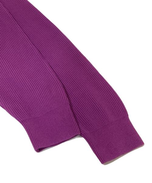 AURALEE（オーラリー）AURALEE (オーラリー) SUPER HARD TWIST RIB パープル サイズ:4の古着・服飾アイテム