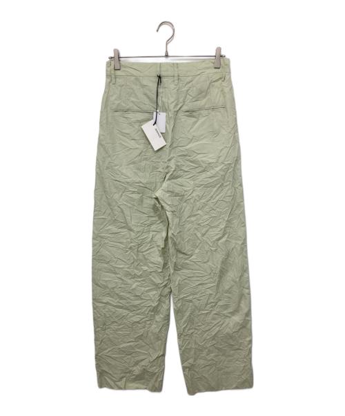 AURALEE（オーラリー）AURALEE (オーラリー) WRINKLED WASHED FINX TWILL PANTS グリーン サイズ:2の古着・服飾アイテム