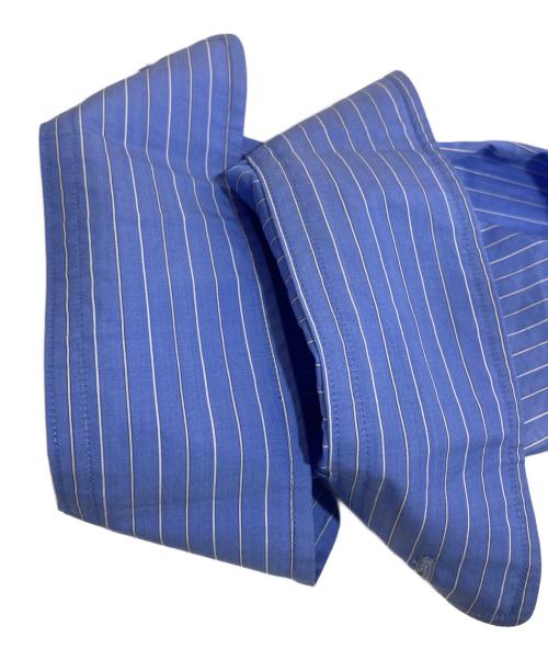 AURALEE（オーラリー）AURALEE (オーラリー) SUVIN HIGH COUNT CLOTH STRIPE ブルー サイズ:3の古着・服飾アイテム