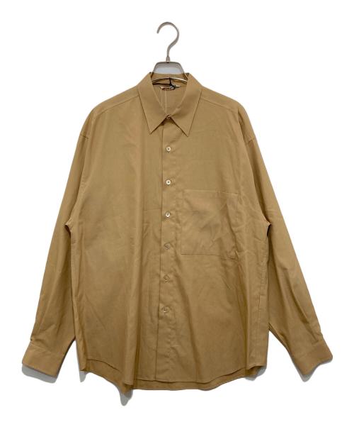 AURALEE（オーラリー）AURALEE (オーラリー) WASHED FINX TWILL BIG SHIRT ブラウン サイズ:4の古着・服飾アイテム