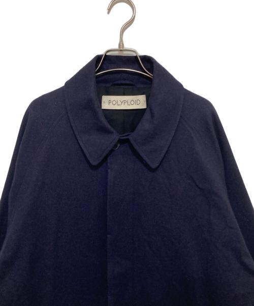 POLYPLOID（ポリプロイド）POLYPLOID (ポリプロイド) LONG COAT C ネイビー サイズ:2の古着・服飾アイテム