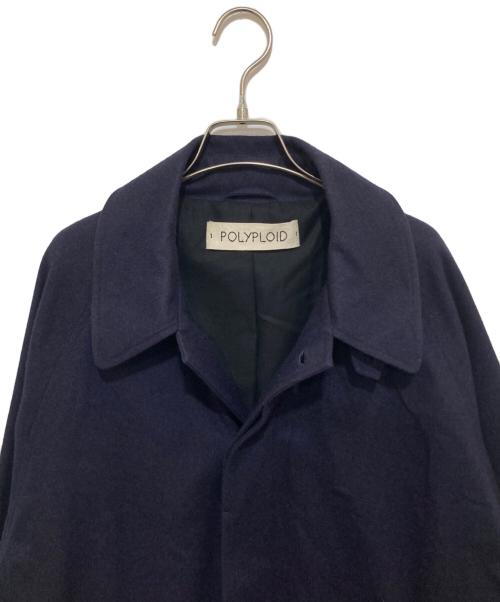 POLYPLOID（ポリプロイド）POLYPLOID (ポリプロイド) LONG COAT C ネイビー サイズ:2の古着・服飾アイテム