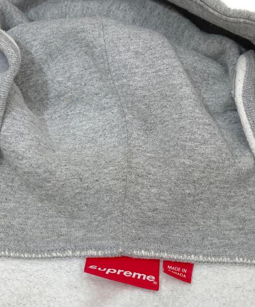 SUPREME（シュプリーム）SUPREME (シュプリーム) Supreme Small Box Facemask Zip Up Hooded Sweatshirt グレー サイズ:Sの古着・服飾アイテム