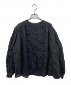 DEUXIEME CLASSEドゥーズィエム クラス）の古着「enormous ブラウス」｜ブラック