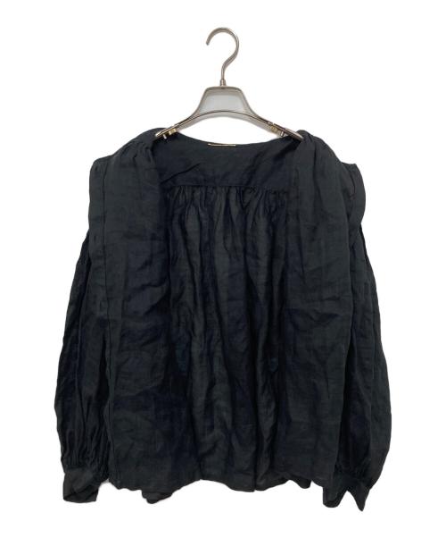 DEUXIEME CLASSE（ドゥーズィエム クラス）DEUXIEME CLASSE (ドゥーズィエム クラス) enormous ブラウス ブラック サイズ:記載なしの古着・服飾アイテム