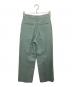 Drawer (ドゥロワー) ナナコ織 ストレートパンツ グリーン サイズ:34：7000円
