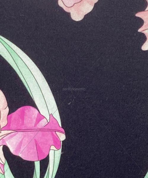 LEONARD PARIS（レオナール パリ）LEONARD PARIS (レオナール パリ) 花柄ワンピース フラワージャージーワンピース 0490909 ブラック サイズ:38の古着・服飾アイテム