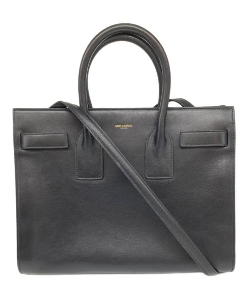 Saint Laurent Paris（サンローランパリ）Saint Laurent Paris (サンローランパリ) 2WAYショルダーバッグ サックドジュールスモール 324823 ブラックの古着・服飾アイテム