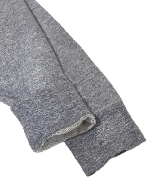 DSQUARED2（ディースクエアード）DSQUARED2 (ディースクエアード) スタッズ付きペイントダメージ加工ジップアップパーカー グレー サイズ:Mの古着・服飾アイテム