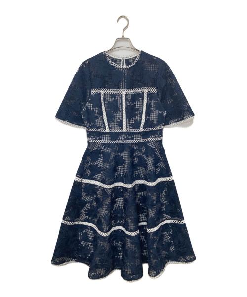 ted baker（テッドベーカー）TED BAKER (テッドベーカー) レースワンピース ネイビー サイズ:不明の古着・服飾アイテム