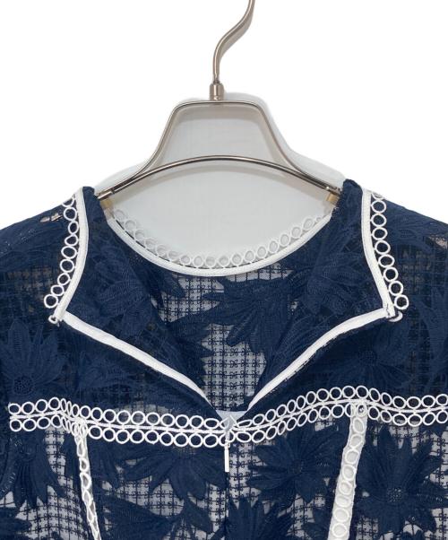 ted baker（テッドベーカー）TED BAKER (テッドベーカー) レースワンピース ネイビー サイズ:不明の古着・服飾アイテム