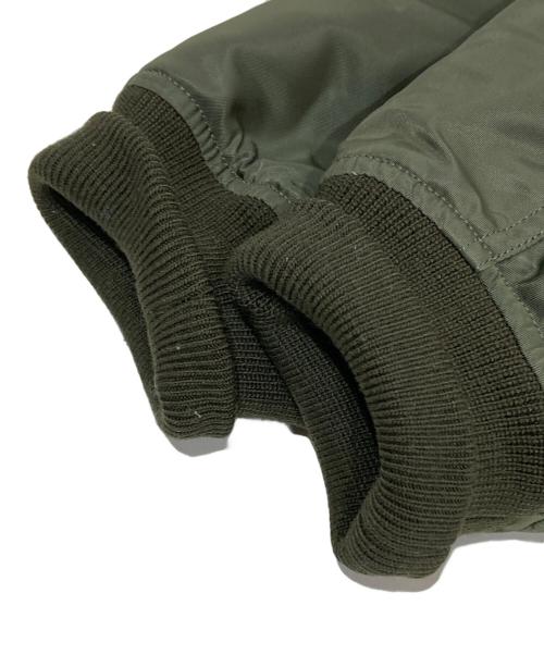 ENFOLD（エンフォルド）ENFOLD (エンフォルド) ナイロンツイル ミックスファブリックコート　300DA230-0730 グリーン サイズ:SIZE 36の古着・服飾アイテム