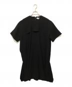 ENFOLDエンフォルド）の古着「スクエア ワイド DRESS」｜ブラック