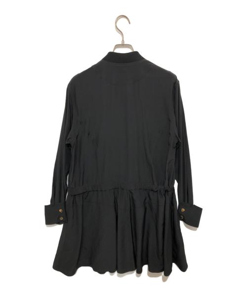 LOUIS VUITTON（ルイ ヴィトン）LOUIS VUITTON (ルイ ヴィトン) Biker Detail Silk Dress ブラック サイズ:36の古着・服飾アイテム