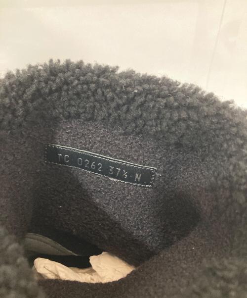 LOUIS VUITTON（ルイ ヴィトン）LOUIS VUITTON (ルイ ヴィトン) SNOWDROP FLAT ANKLE BOOT スノードロップライン アンクルブーツ LVロゴ ムートンブーツ TC0251 ブラック サイズ:SIZE 371/2の古着・服飾アイテム