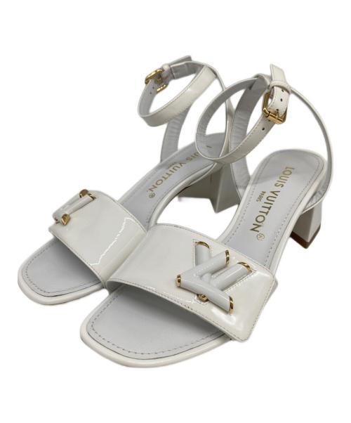 LOUIS VUITTON（ルイ ヴィトン）LOUIS VUITTON (ルイ ヴィトン) シェイクラインサンダル ホワイト サイズ:36 1/2の古着・服飾アイテム