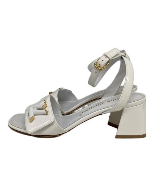 LOUIS VUITTON（ルイ ヴィトン）LOUIS VUITTON (ルイ ヴィトン) シェイクラインサンダル ホワイト サイズ:36 1/2の古着・服飾アイテム