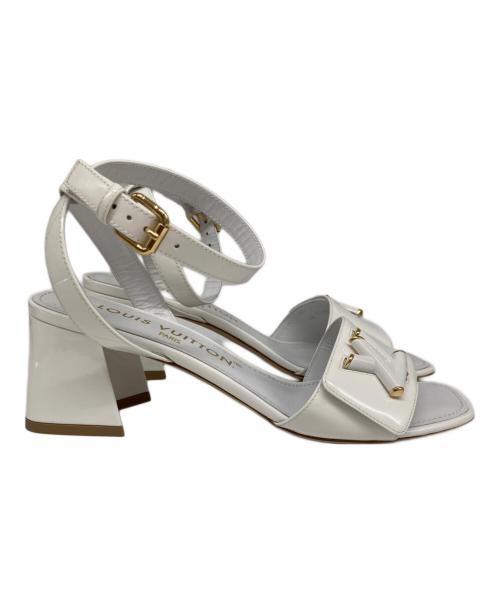 LOUIS VUITTON（ルイ ヴィトン）LOUIS VUITTON (ルイ ヴィトン) シェイクラインサンダル ホワイト サイズ:36 1/2の古着・服飾アイテム