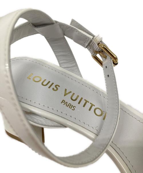 LOUIS VUITTON（ルイ ヴィトン）LOUIS VUITTON (ルイ ヴィトン) シェイクラインサンダル ホワイト サイズ:36 1/2の古着・服飾アイテム