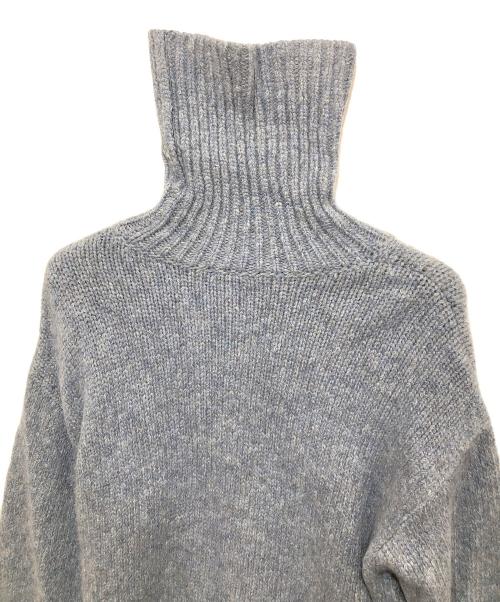 CELINE（セリーヌ）CELINE (セリーヌ) トリオンフアルパカ混 タートルネックセーター 2A89S234P ブルー サイズ:Sの古着・服飾アイテム