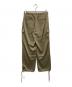 mikomori (ミコモリ) THIRD MAGAZINE (サードマガジン) サテンカーゴパンツ オリーブ サイズ:9：8000円
