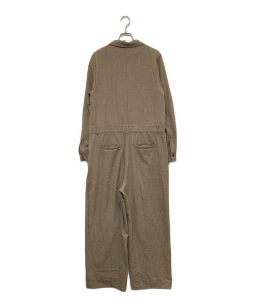 THE PAUSE(ザポーズ)（ザポーズ）THE PAUSE（ザポーズ） (ザポーズ) テーラーカラージャンプスーツ ブラウン サイズ:Fの古着・服飾アイテム