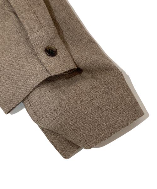 THE PAUSE(ザポーズ)（ザポーズ）THE PAUSE（ザポーズ） (ザポーズ) テーラーカラージャンプスーツ ブラウン サイズ:Fの古着・服飾アイテム