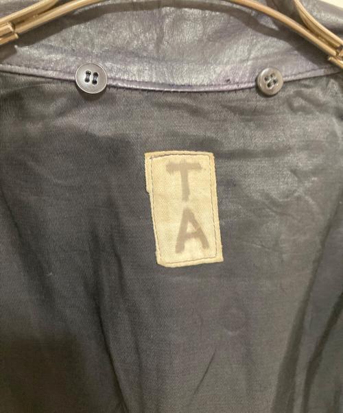 French Military（フレンチミリタリー）French Military (フレンチミリタリー) 70’s フライトレザージャケット　french military　 Leather Pilot Jacket ネイビー サイズ:表記なしの古着・服飾アイテム