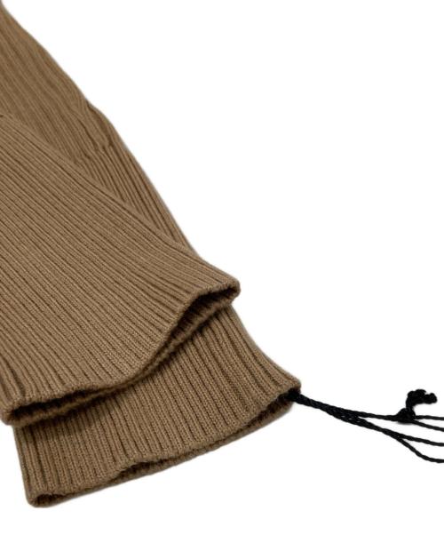 sacai（サカイ）sacai (サカイ) Suiting x Knit Dress スーチングニットドレスワンピース 22-05909 ブラウン サイズ:1の古着・服飾アイテム