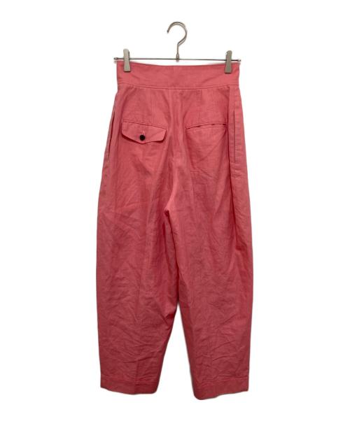 INSCRIRE（アンスクリア）INSCRIRE (アンスクリア) リネンパンツ ピンク サイズ:36の古着・服飾アイテム