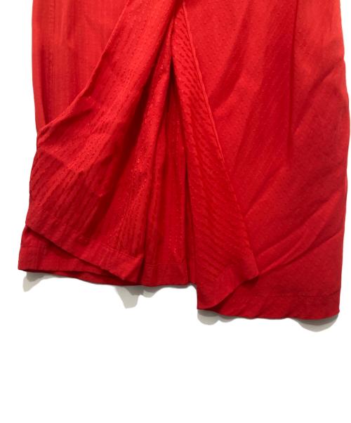 JANE SMITH（ジェーンスミス）JANE SMITH (ジェーンスミス) WRAP LONG SKIRT レッド サイズ:36の古着・服飾アイテム