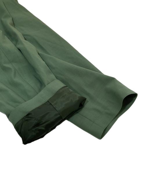 AURALEE（オーラリー）AURALEE (オーラリー) HARD Twist Wool TWILL Soutien Collar COAT グリーン サイズ:5の古着・服飾アイテム