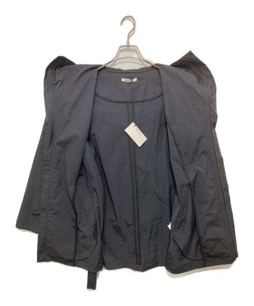 AURALEE（オーラリー）AURALEE (オーラリー) HIGH DENSITY COTTON POLYESTER CLOTH HOODED BLOUSON ブラックの古着・服飾アイテム