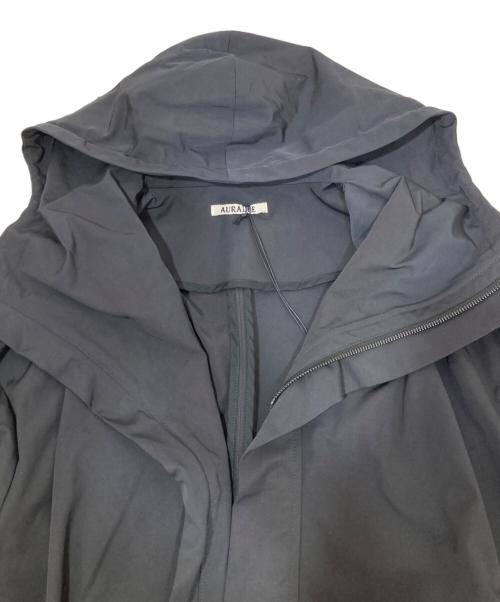 AURALEE（オーラリー）AURALEE (オーラリー) HIGH DENSITY COTTON POLYESTER CLOTH HOODED BLOUSON ブラックの古着・服飾アイテム