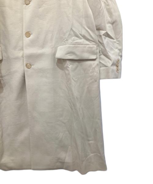 AURALEE（オーラリー）AURALEE DOUBLE CLOTH HIGH COUNT WOOL CHESTERFIELD COAT（ダブルスロスハイカウントウールチェスターフィールドコート）A24SC01RU / チェスターコート アイボリー サイズ:5の古着・服飾アイテム
