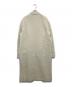 AURALEE DOUBLE CLOTH HIGH COUNT WOOL CHESTERFIELD COAT（ダブルスロスハイカウントウールチェスターフィールドコート）A24SC01RU / チェスターコート アイボリー サイズ:5：44000円