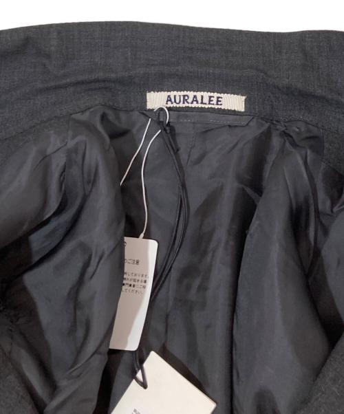 AURALEE（オーラリー）AURALEE (オーラリー) SUPER FINE TROPICAL WOOL JACKET グレーの古着・服飾アイテム