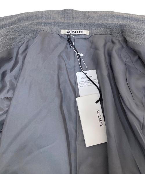 AURALEE（オーラリー）AURALEE (オーラリー) SUPER FINE TROPICAL WOOL JACKET グレー サイズ:4の古着・服飾アイテム