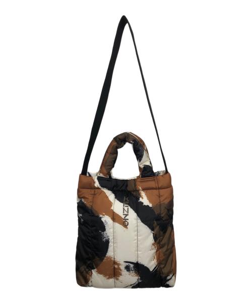 KENZO（ケンゾー）KENZO (ケンゾー) キルティング2WAYショルダーバッグ ホワイトの古着・服飾アイテム