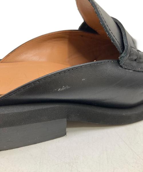 GANNI（ガニー）GANNI (ガニー) スクエアトゥローファー ブラック サイズ:36の古着・服飾アイテム