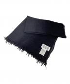 Maison Margielaメゾンマルジェラ）の古着「カシミヤストール」｜ブラック