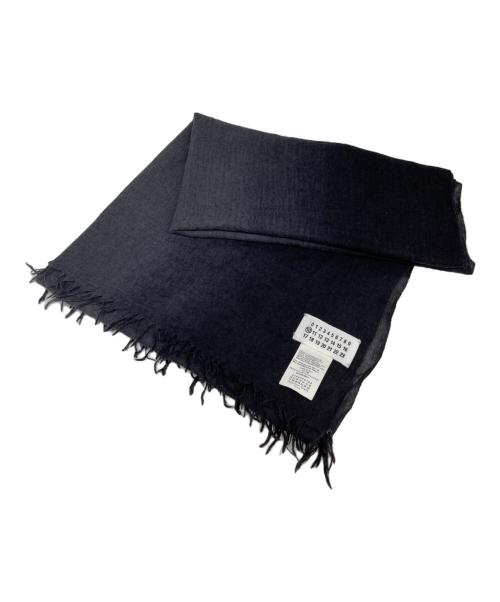 Maison Margiela（メゾンマルジェラ）Maison Margiela (メゾンマルジェラ) カシミヤストール ブラックの古着・服飾アイテム